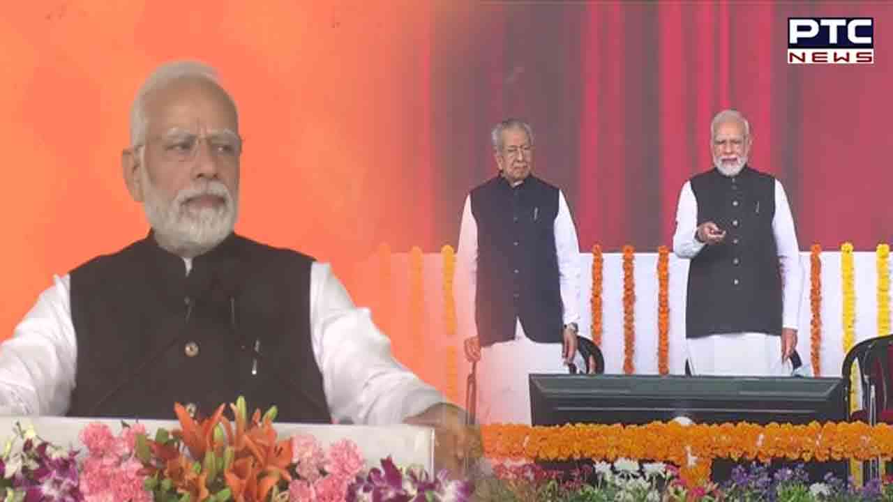PM Modi lays foundation stone of projects worth Rs 10,500 cr in Andhra