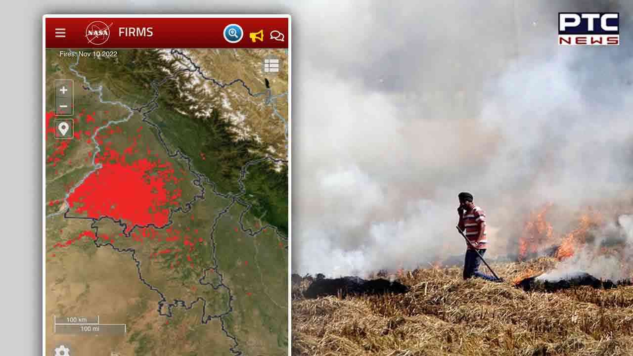 NASA satellites present grave picture of stubble burning across Punjab; cases higher than Haryana
