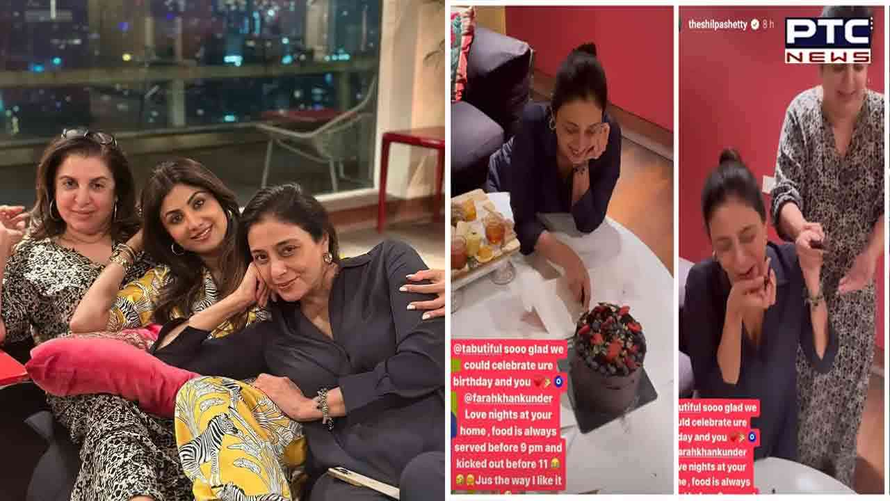 Farah Khan shares a glimpse from her 'Pyjama party' with Tabu, Shilpa Shetty