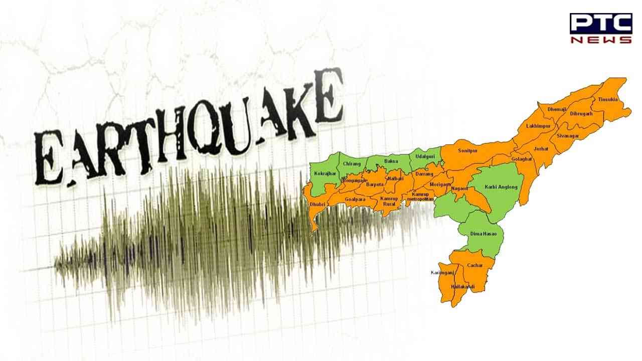 Earthquake jolts Assam’s Guwahati district