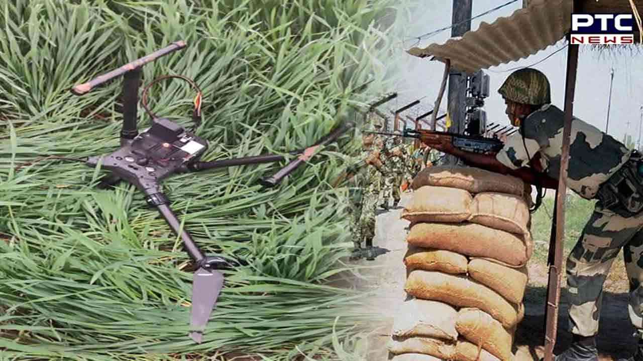 Tarn Taran: BSF troops recover Pak drone from farm