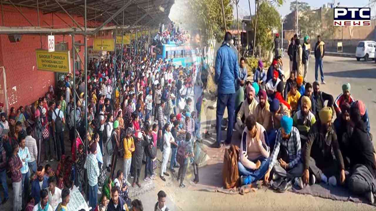 Contractual Punjab Roadways, PUNBUS staff continue strike; commuters hit