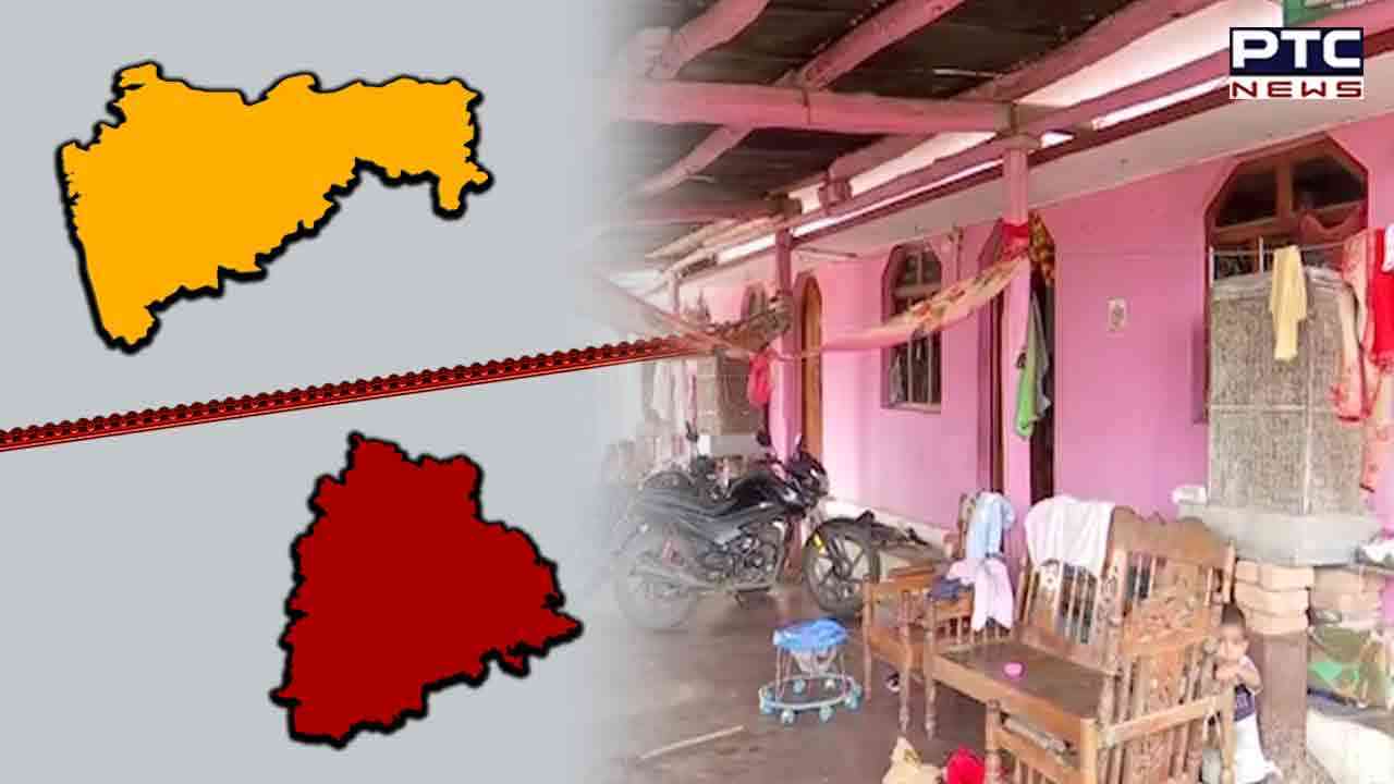 Kitchen of this house falls in Telangana, bedroom and hall in Maharashtra! Pics surface