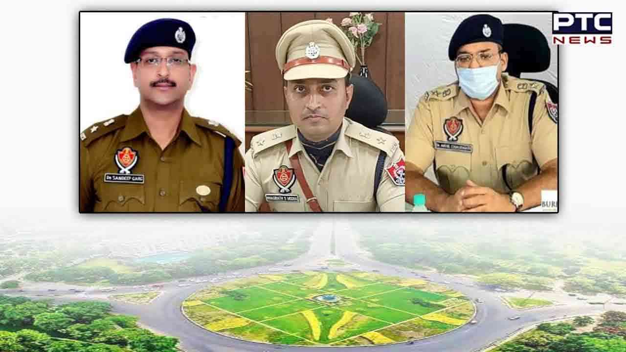 Dr Sandeep Garg, Dr Akhil Chaudhary, Bhagirath Singh Meena frontrunners for Chandigarh SSP post