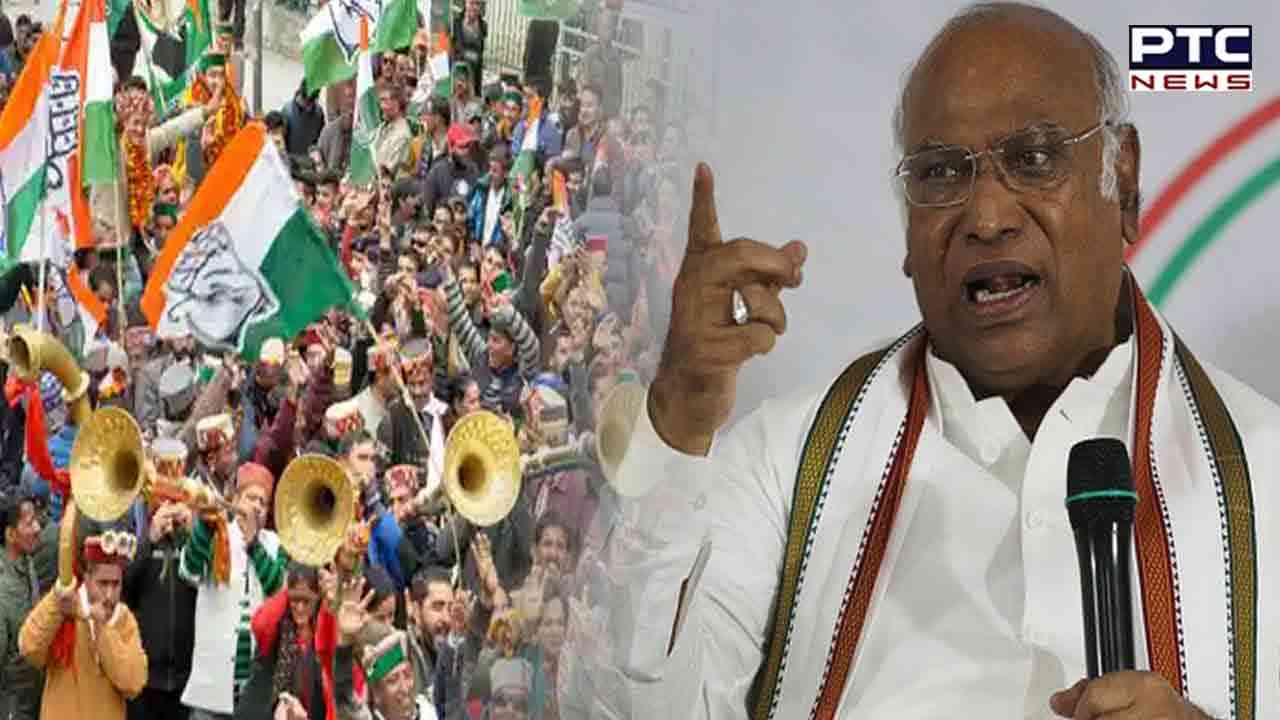 Rahul Gandhi's Bharat Jodo Yatra helped, says Cong chief Kharge on Himachal poll results