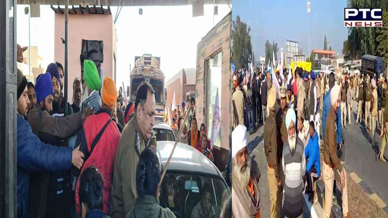 Punjab: Clash between farmers, Chollang toll plaza staff; police intervene