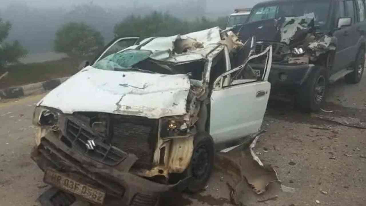Haryana: 12 hurt as multiple vehicles collide on Ambala-Saharanpur highway due to fog
