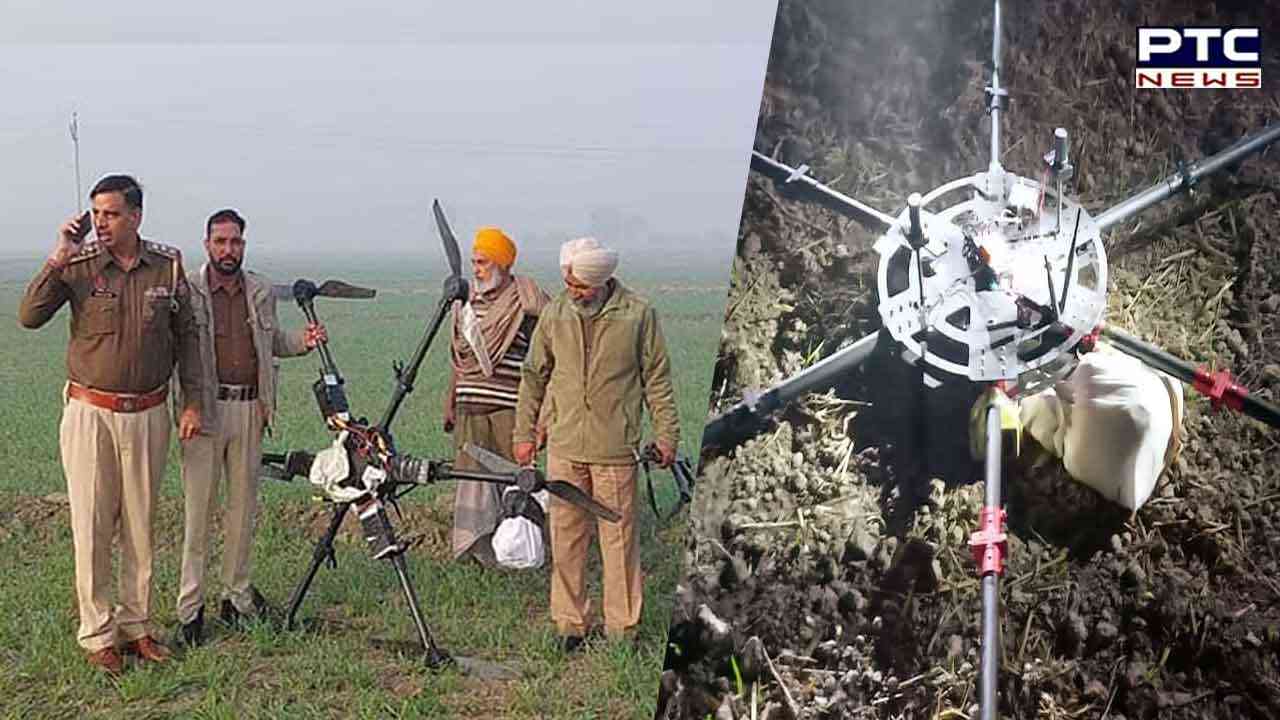 Punjab Police, BSF downed 3 trans-border rogue drones, 12 kg heroin
