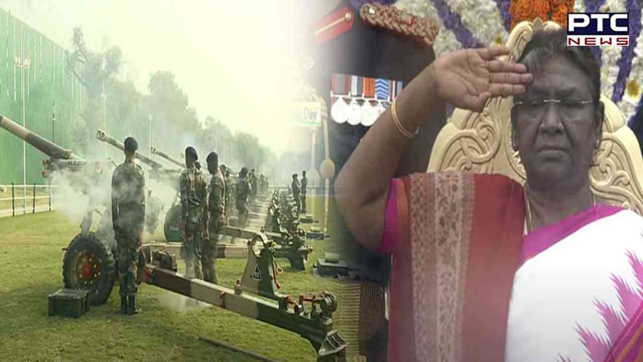 Republic Day Parade 2023: ਕਰਤੱਵਿਆ ਪੱਥ 'ਤੇ ਸਵਦੇਸ਼ੀ ਹਥਿਆਰਾਂ ਦੀ ਤਾਕਤ ਤੇ ਭਾਰਤੀ ਸੰਸਕ੍ਰਿਤੀ ਦਾ ਪ੍ਰਦਰਸ਼ਨ