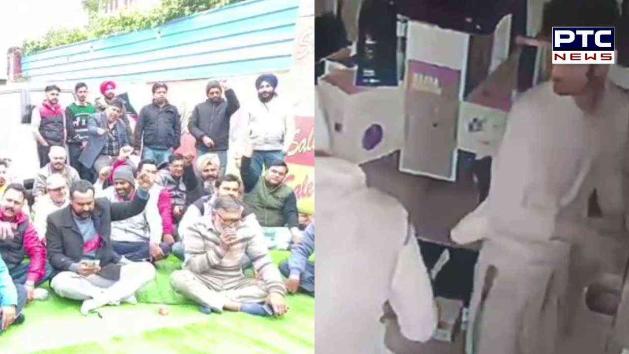 ਬਠਿੰਡਾ 'ਚ ਚੋਰਾਂ ਨੇ ਮੁੜ ਸ਼ੋਅਰੂਮ ਨੂੰ ਬਣਾਇਆ ਨਿਸ਼ਾਨਾ, ਸੀਸੀਟੀਵੀ 'ਚ ਕੈਦ