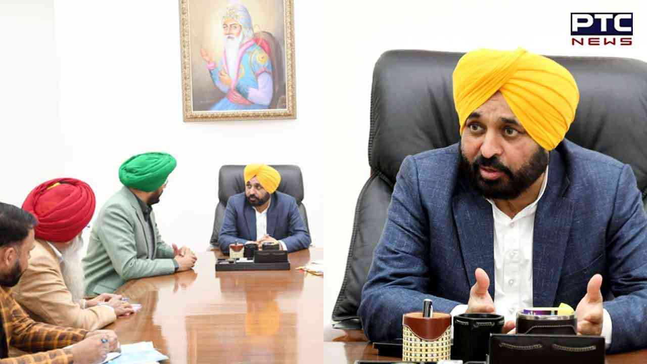 ਖੇਤੀ ਨੂੰ ਲਾਹੇਵੰਦ ਬਣਾਉਣ ਲਈ  CM ਮਾਨ ਨੇ ਖੇਤੀਬਾੜੀ ਅਫ਼ਸਰਾਂ ਨਾਲ ਕੀਤੀ  ਵਿਚਾਰ-ਚਰਚਾ