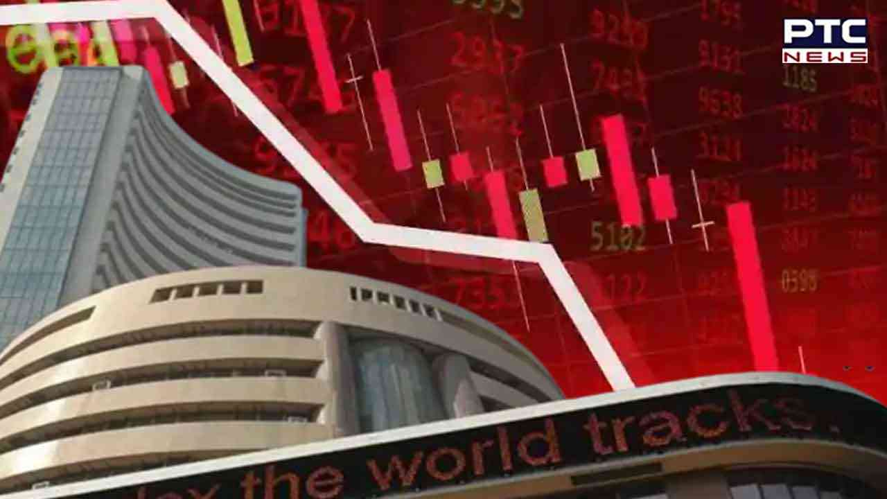 Indian Share market extend losses, Sensex falls below 59,800 in morning trade