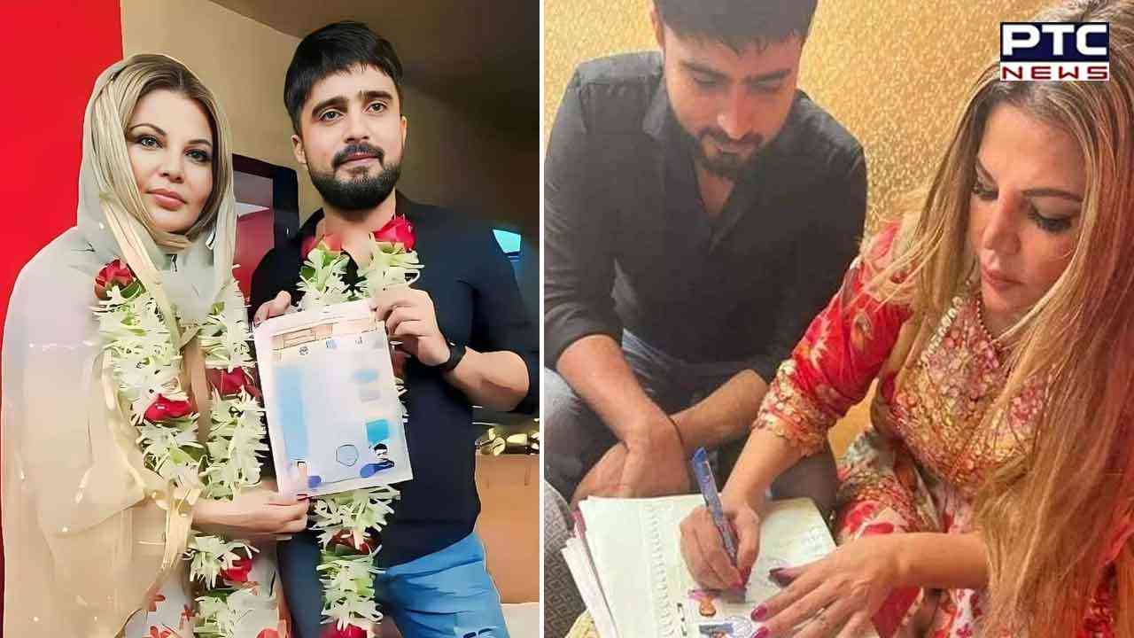 Rakhi Sawant, Adil Khan Durrani get 'married' in secret ceremony; pics go viral