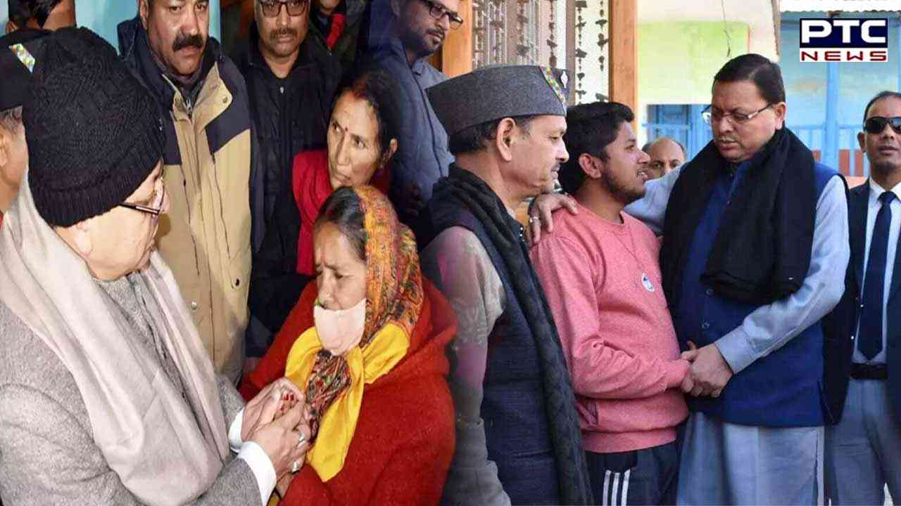 Holy city sinking: CM Dhami meets Uma Bharti, discusses Joshimath situation