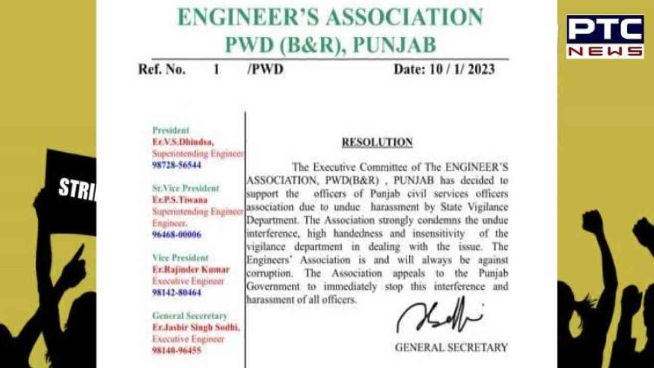 PWD (B&R) Engineers Association extends support to protesting PCS officers