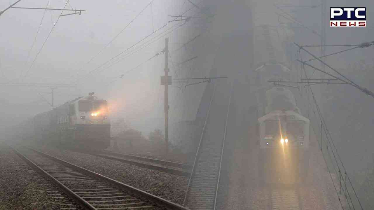 Cold wave across North India: 13 trains running late