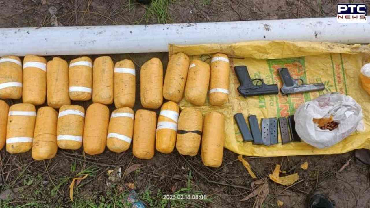 Punjab: BSF recovers heroin, weapons after gunfight with Pak smugglers