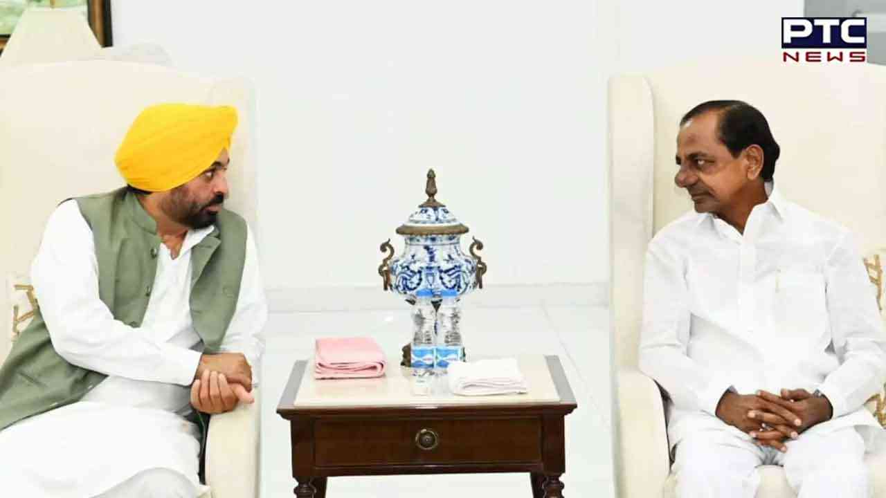 ਤੇਲੰਗਾਨਾ ਪਹੁੰਚੇ CM ਭਗਵੰਤ ਮਾਨ, ਡੈਮ ਪ੍ਰਾਜੈਕਟ ਦਾ ਕੀਤਾ ਨਿਰੀਖਣ