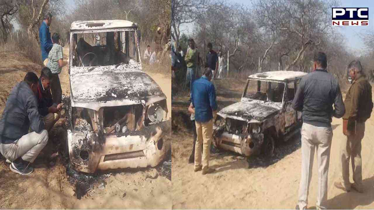 Two skeletons found in charred SUV in Haryana's Bhiwani, informs Police