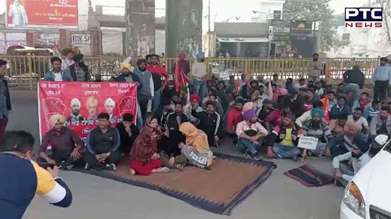 ਪਾਵਰਕਾਮ ਐਂਡ ਟਰਾਂਸਕੋ ਠੇਕਾ ਮੁਲਾਜ਼ਮ ਯੂਨੀਅਨ ਨੇ ਮੰਤਰੀ ਅਨਮੋਲ ਗਗਨ ਮਾਨ ਦੇ ਦਫਤਰ ਦਾ ਕੀਤਾ ਘਿਰਾਓ