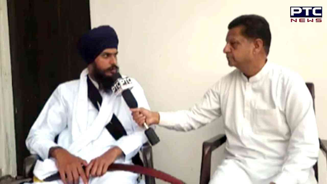 PTC Exclusive: ਸਰਕਾਰ ਨੇ ਖ਼ੁਦ ਚੁਣਿਆ ਹਿੰਸਾ ਦਾ ਰਾਹ - ਭਾਈ ਅੰਮ੍ਰਿਤਪਾਲ