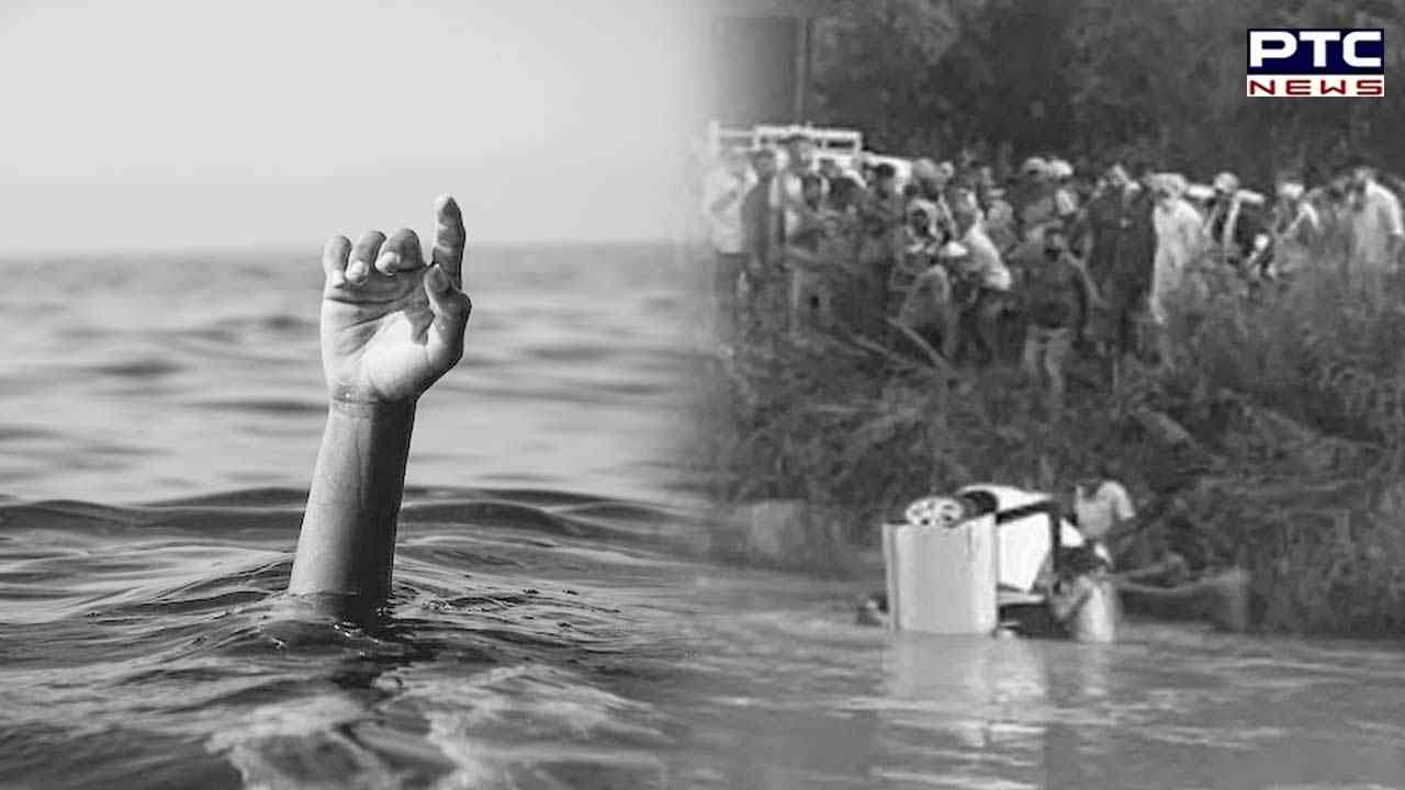 ਜੀਪ ਸਮੇਤ ਨਹਿਰ 'ਚ ਡਿੱਗਿਆ ਪਰਿਵਾਰ, ਪਤੀ-ਪਤਨੀ ਦੀ ਹੋਈ ਮੌਤ