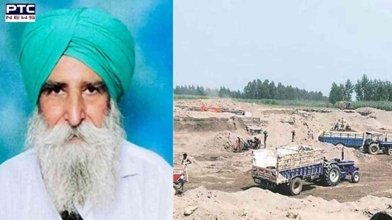 Farmer leader objecting to sand mining on shamlat land run over by tractor-trailer