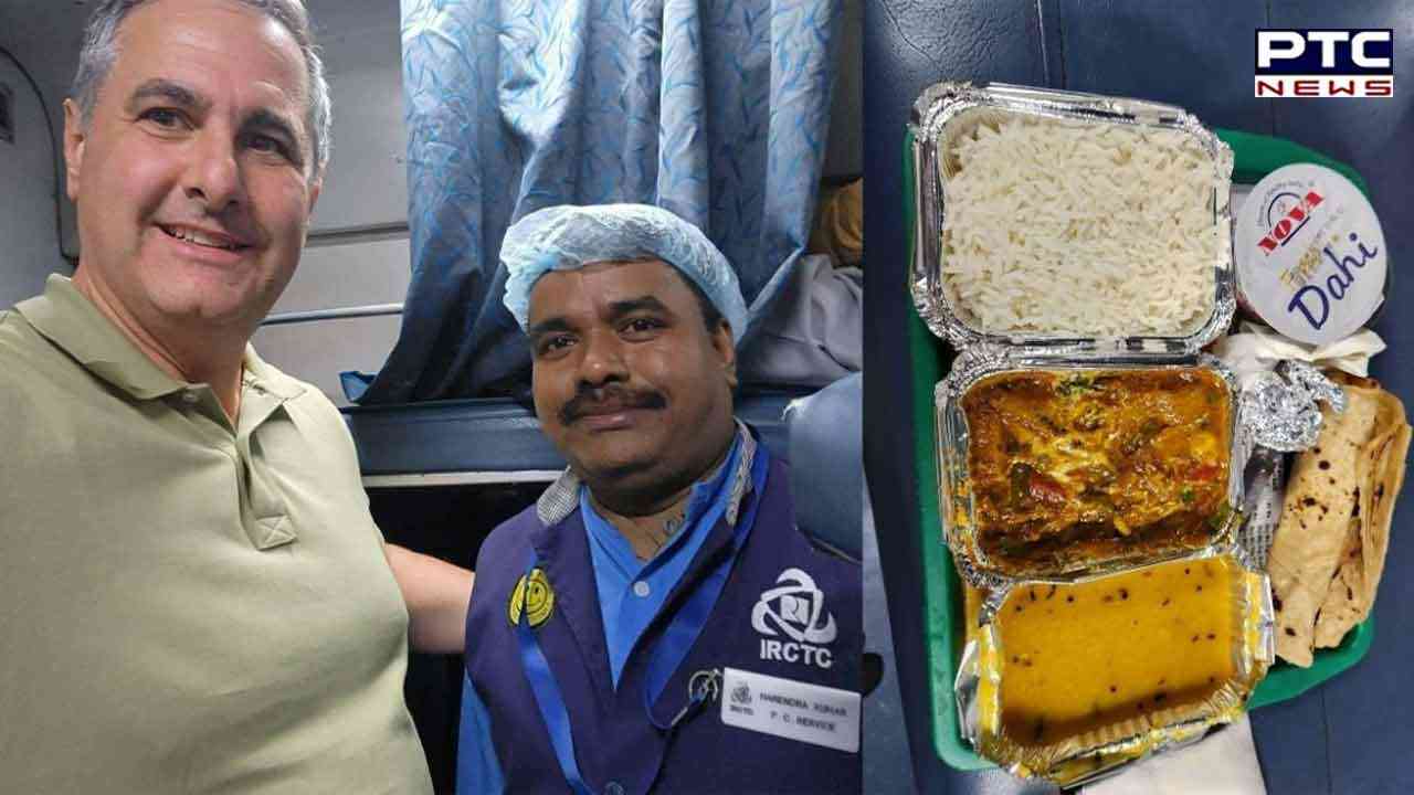 American sociologist Salvatore Babones impressed by food served on Rajdhani Express; shares tweet