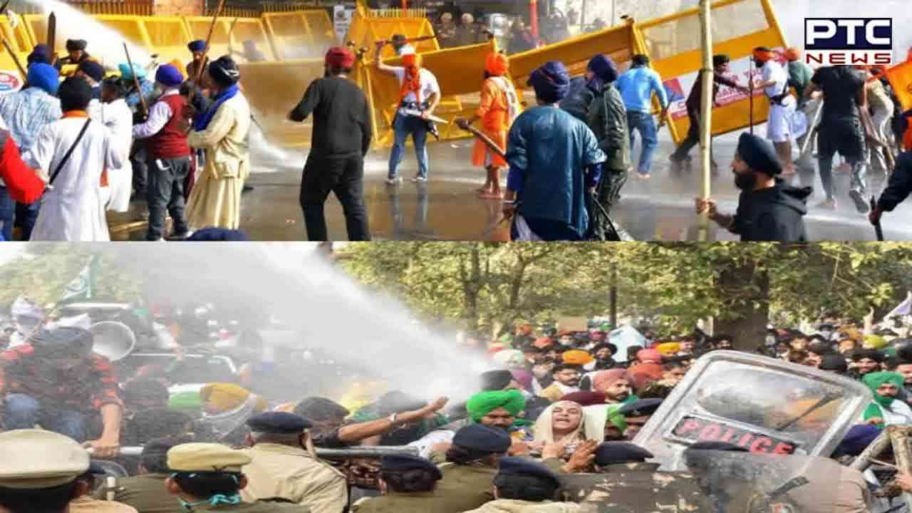 ਮੁਹਾਲੀ-ਚੰਡੀਗੜ੍ਹ ਬਾਰਡਰ 'ਤੇ 31 ਮੈਂਬਰੀ ਜਥੇ ਨੇ ਲਗਾਇਆ ਧਰਨਾ