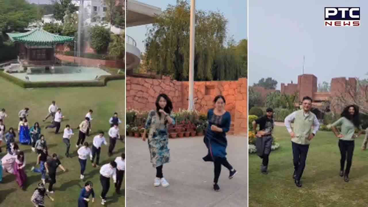 Korean embassy staff dance Video: Naatu Naatu ਗਾਣੇ ’ਤੇ ਕੋਰੀਆ ਅੰਬੈਸੀ ਦੇ ਸਟਾਫ ਦਾ ਡਾਂਸ ਵੇਖ PM ਮੋਦੀ ਨੇ ਆਖੀ ਇਹ ਗੱਲ