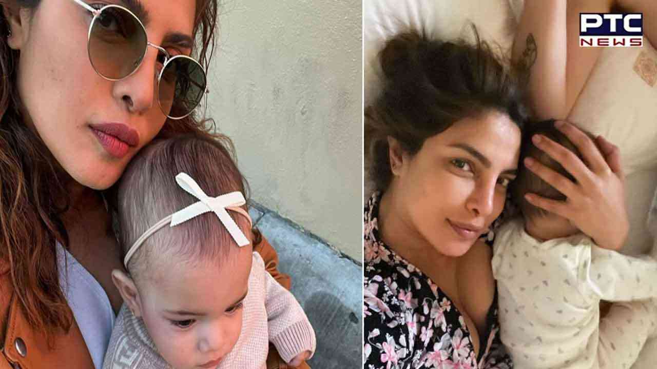 Priyanka Chopra shares lovable morning selfies with Malti Marie