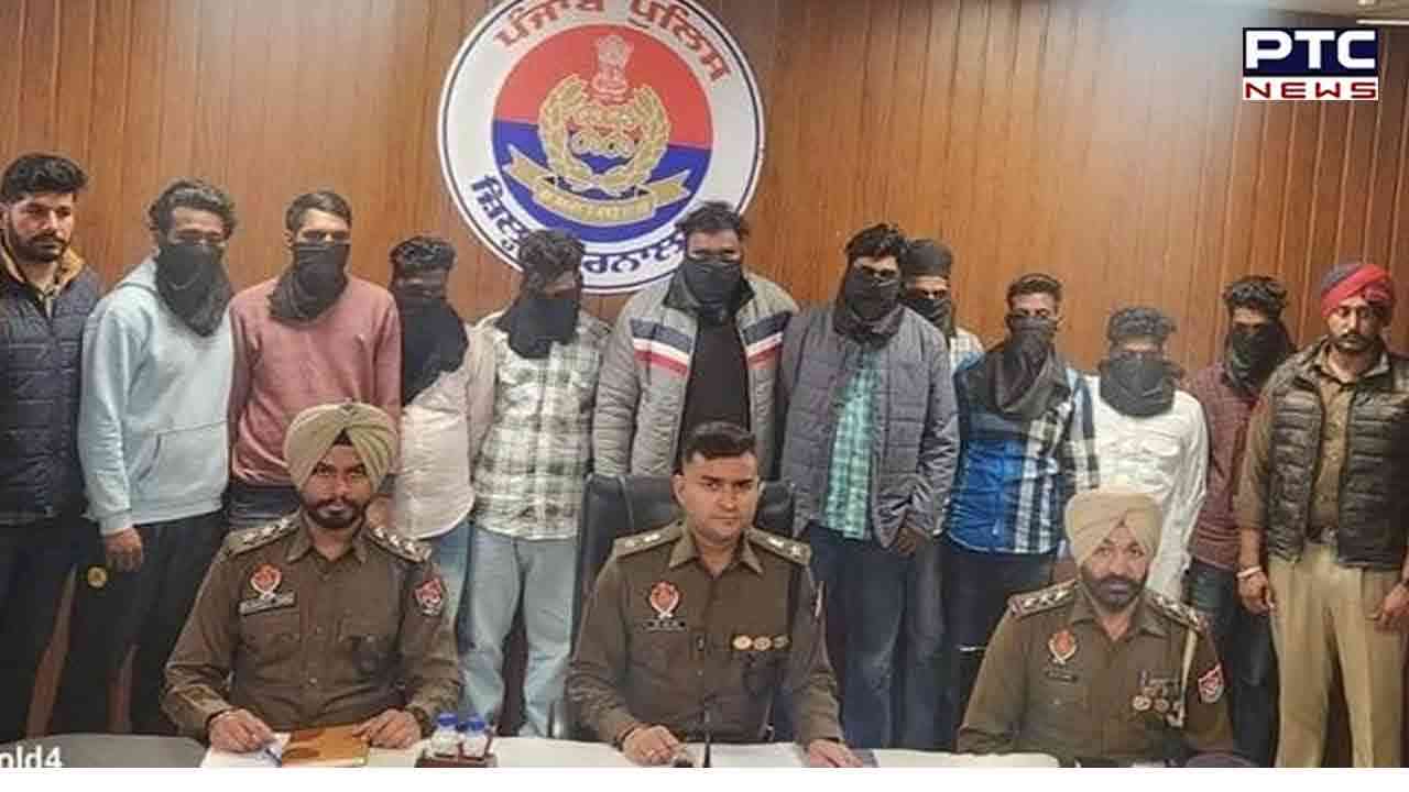 Police nab 10 criminals in Punjab's Barnala; arms, ammunition seized