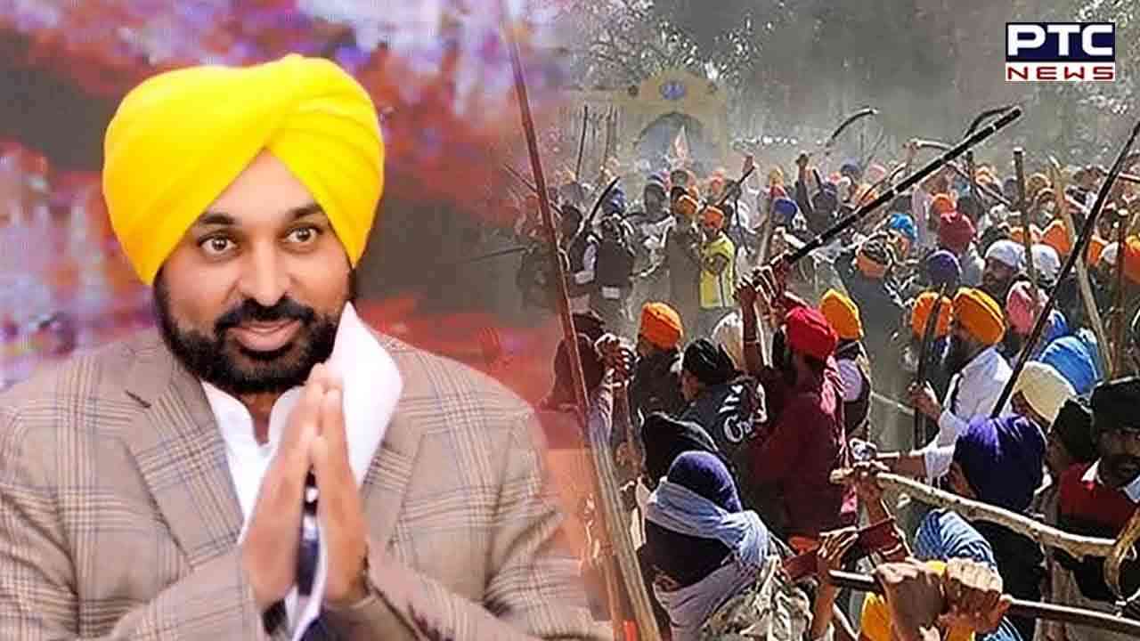 Under fire for Ajnala clashes, Punjab CM Bhagwant Mann claims  they were 'just a few people funded by Pakistan'