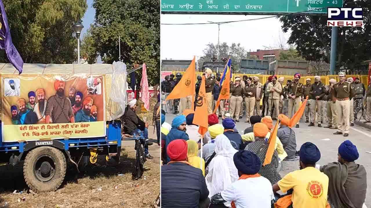 ਚੰਡੀਗੜ੍ਹ-ਮੁਹਾਲੀ ਬਾਰਡਰ ’ਤੇ ਕੌਮੀ ਇਨਸਾਫ ਮੋਰਚੇ ਦੇ ਧਰਨੇ ਵਾਲੀ ਥਾਂ ਹਾਈ ਸੈਂਸੀਟਿਵ ਜੋਨ ਐਲਾਨੀ