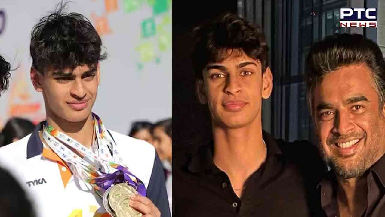 ਆਰ ਮਾਧਵਨ ਦੇ ਬੇਟੇ ਨੇ ਖੇਲੋ ਇੰਡੀਆ ਯੂਥ ਖੇਡਾਂ ’ਚ ਪੰਜ ਸੋਨ ਤਗ਼ਮੇ ਸਮੇਤ ਸੱਤ ਤਗ਼ਮੇ ਜਿੱਤੇ