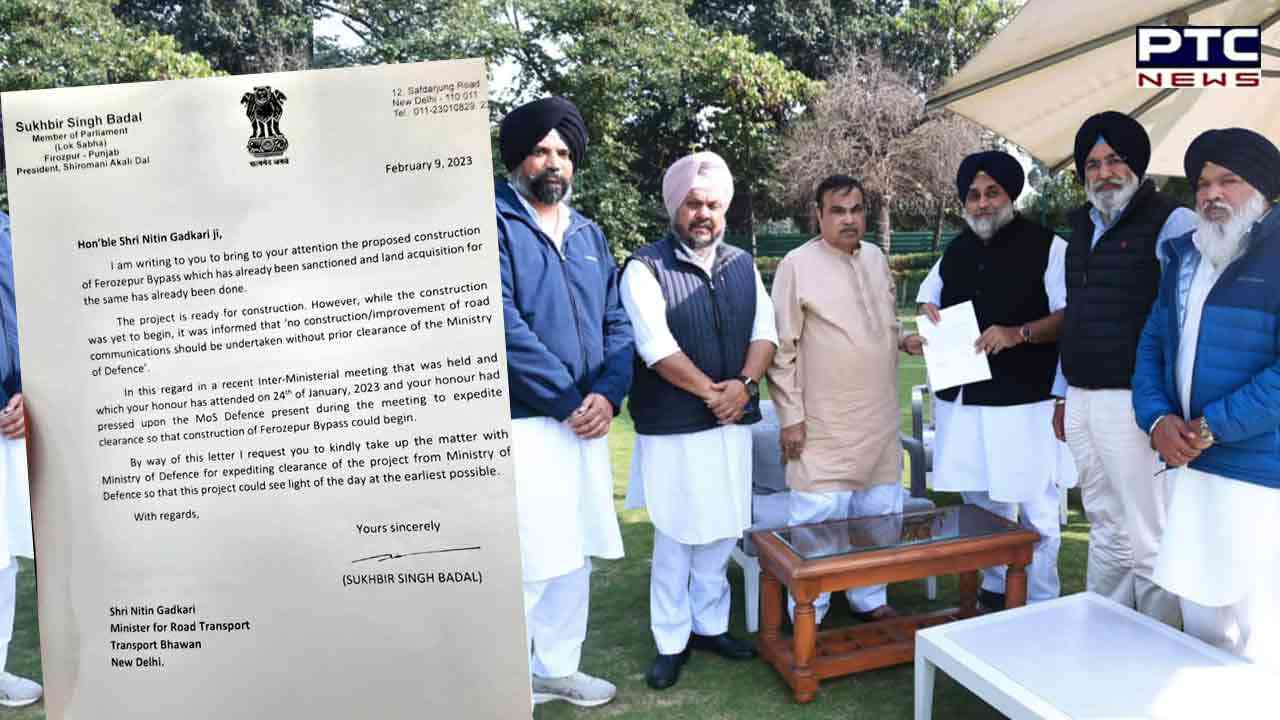 ਨਿਤਿਨ ਗਡਕਰੀ ਨੇ ਸੁਖਬੀਰ ਸਿੰਘ ਬਾਦਲ ਨੂੰ ਸੜਕਾਂ ਦੇ ਨਵੀਨੀਕਰਨ ਦਾ ਦਿੱਤਾ ਭਰੋਸਾ