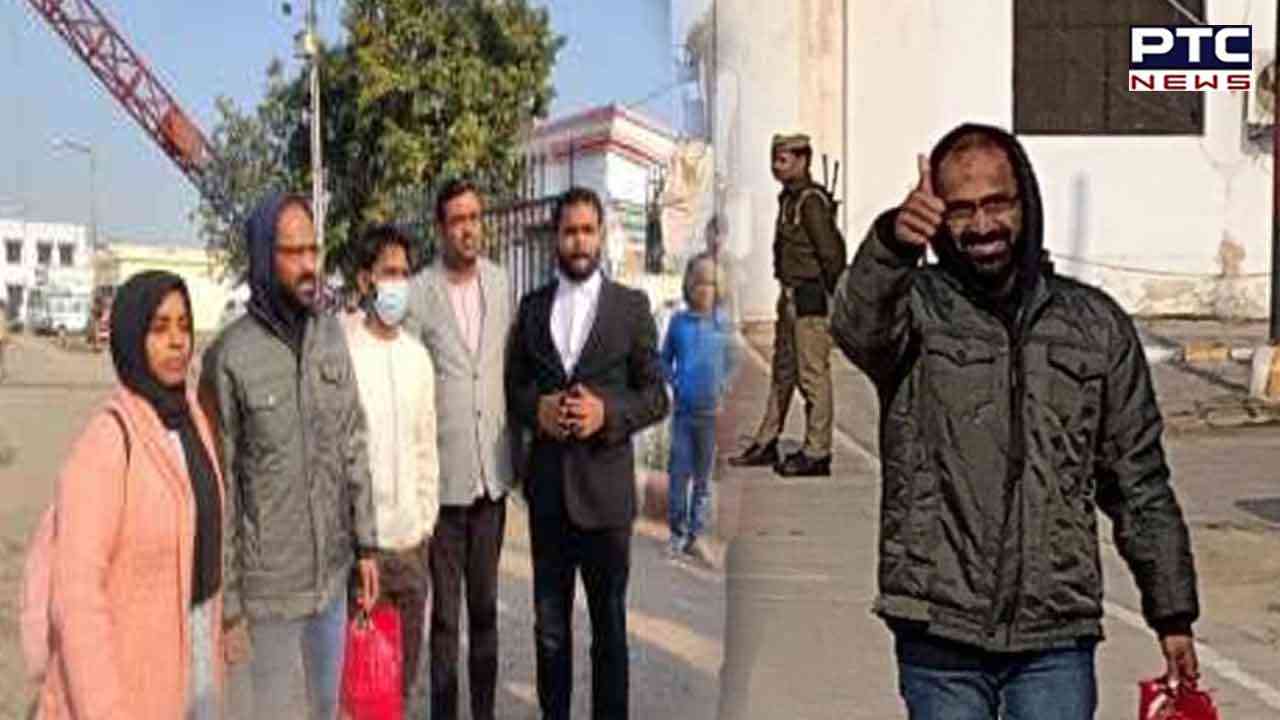 Journalist Siddique Kappan walks out of Lucknow jail on bail