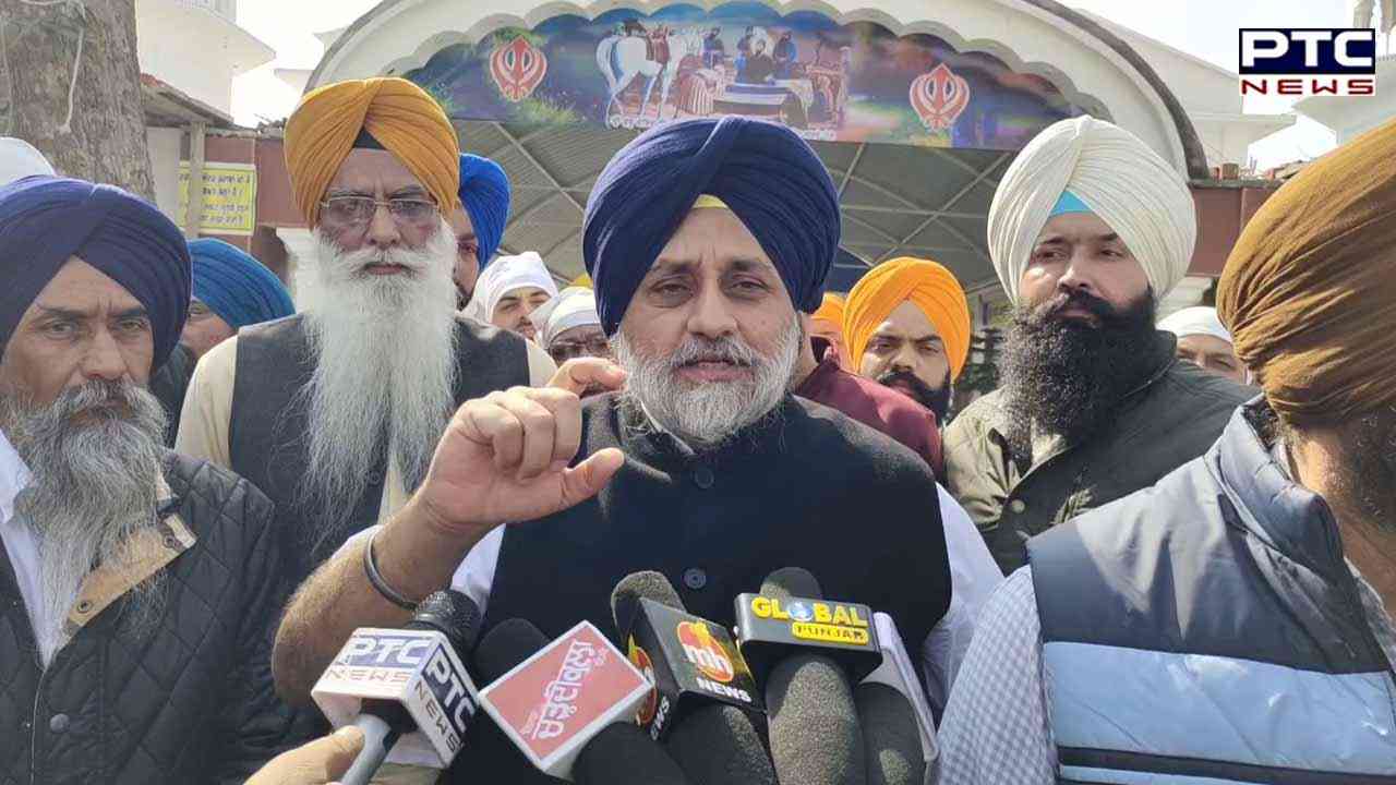 ਪੰਜਾਬ 'ਚ ਕਨੂੰਨ ਵਿਵਸਥਾ ਡਾਂਵਾਡੋਲ ਹੋਣ ਕਾਰਨ ਸਨਅਤ ਬਾਹਰ ਜਾ ਰਹੀ : ਸੁਖਬੀਰ ਸਿੰਘ ਬਾਦਲ