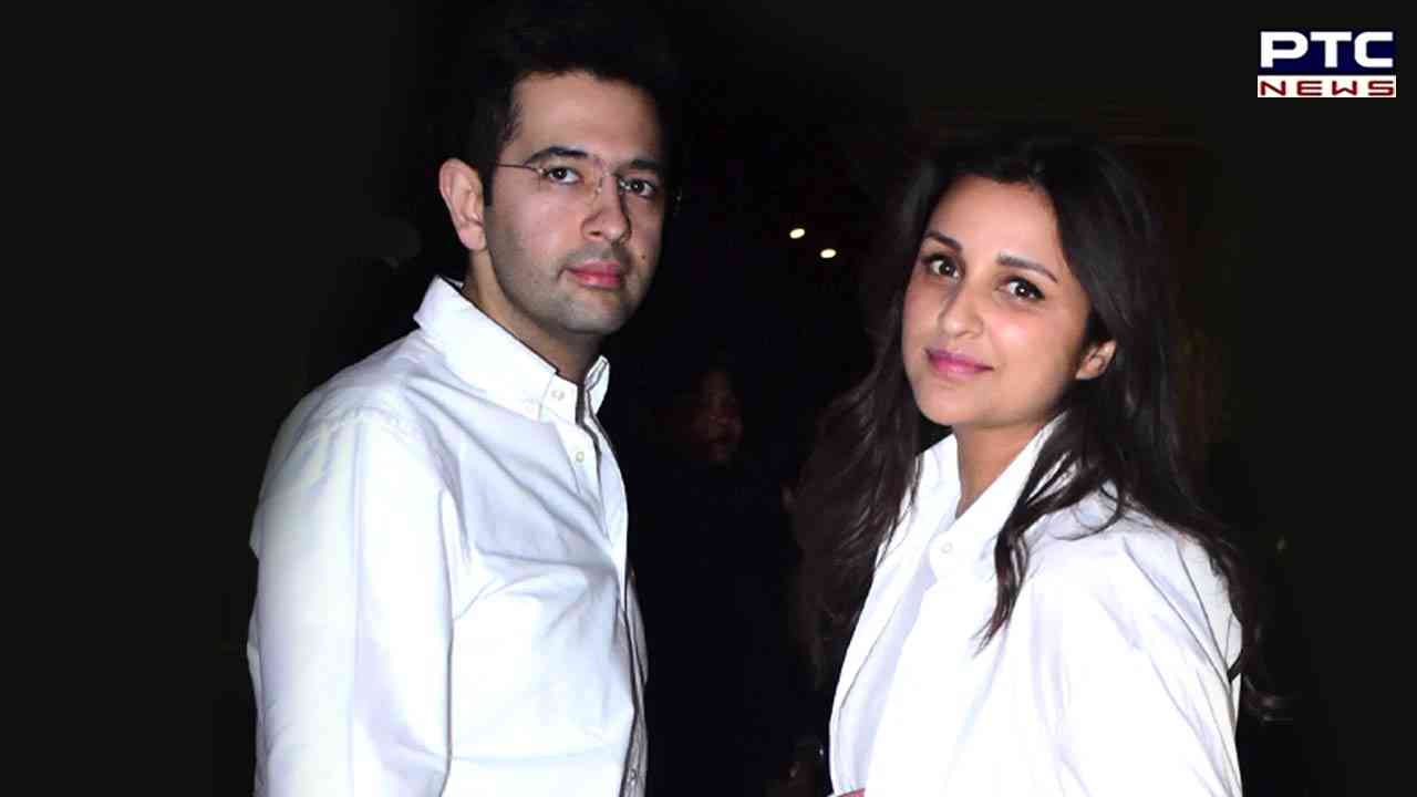 Amid wedding rumours, Parineeti Chopra and Raghav Chadha spotted at Delhi airport