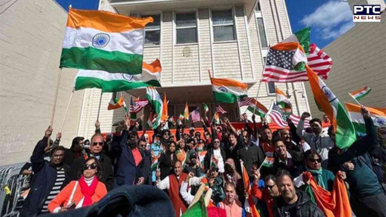 Indians gather outside Indian consulate in San Francisco to show solidarity after attack