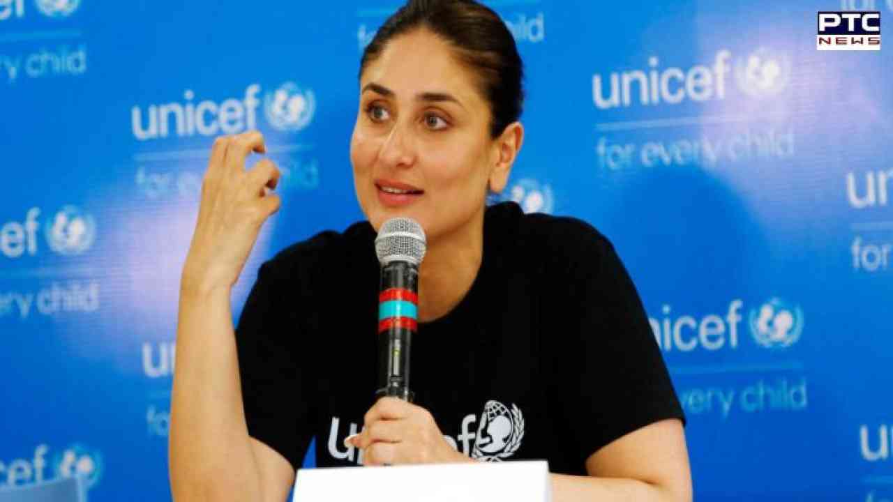 Bollywood star Kareena Kapoor bats for education in Mumbai school for UNICEF