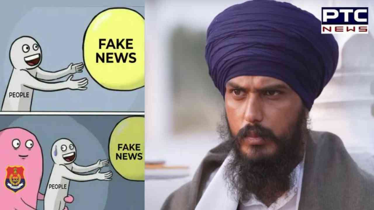 'Don't love the way you lie...' Punjab Police share meme on fake news amid crackdown on Amritpal Singh