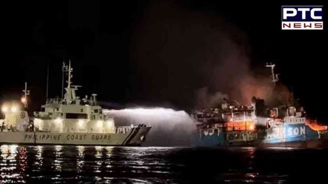 Philippine ferry blaze leaves 31 dead; rescue operation underway