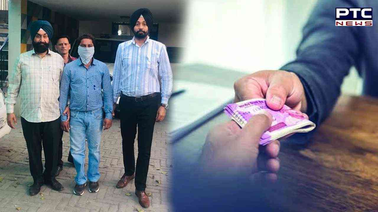 Punjab VB nabs MC Ludhiana Nambardar for taking bribe to release salary of complainant