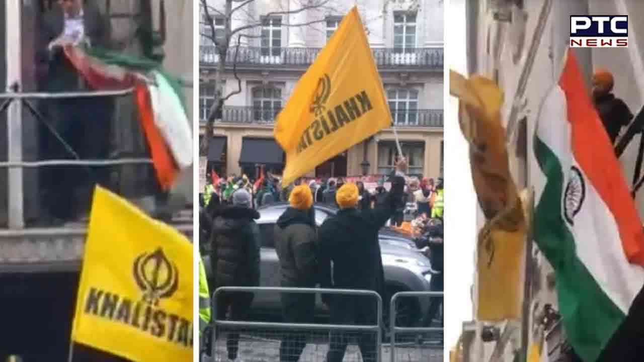 Indian High Commission vandalised: India stages strong protest in London