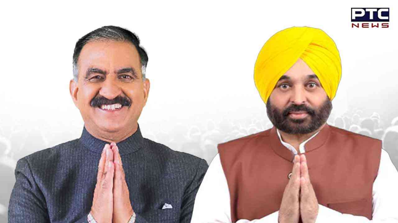 Himachal CM Sukhu meets Bhagwant Mann over breakfast, discusses water issue