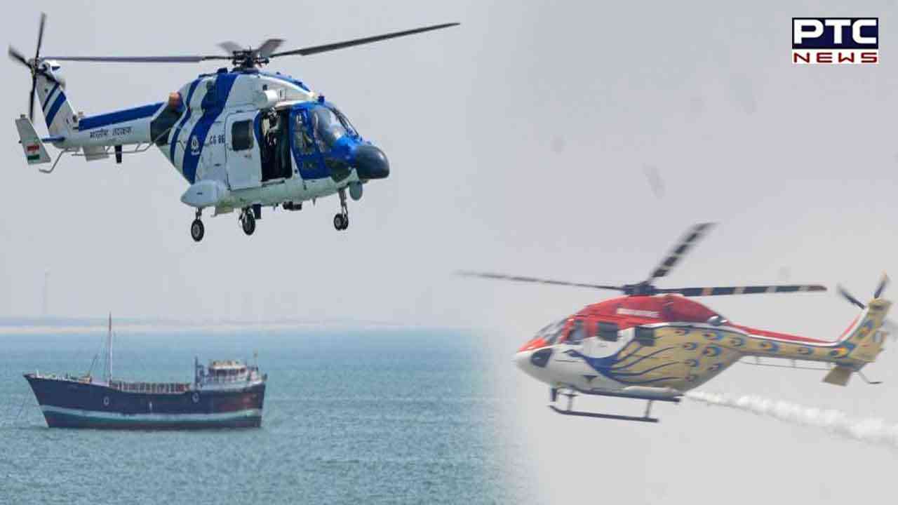 Indian Navy's chopper Dhruv makes emergency landing in Arabian sea