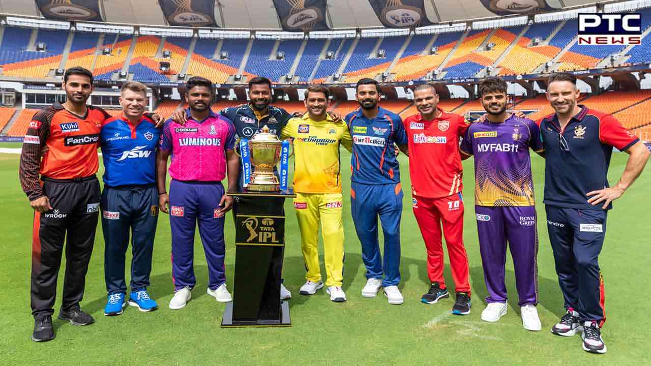 IPL 2023: Captains pose with trophy at Narendra Modi Stadium; CSK to face GT in opener on March 31