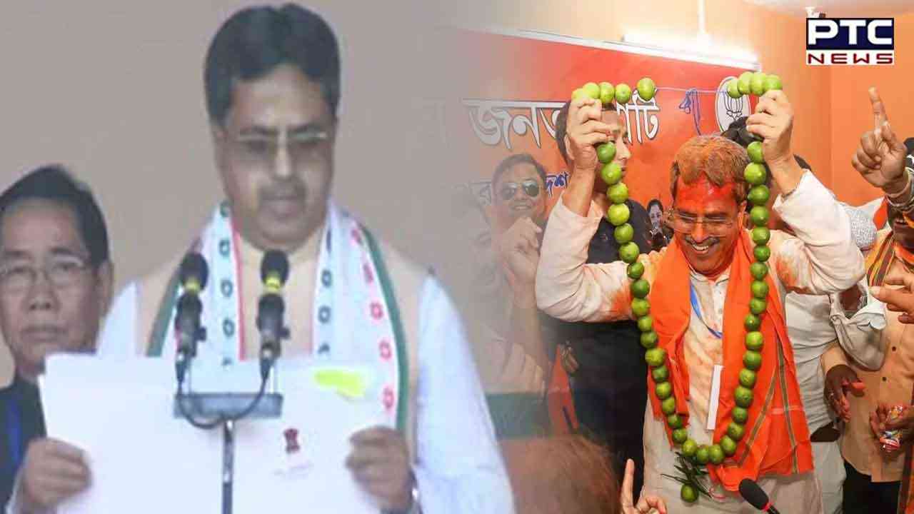 Manik Saha takes oath today as Tripura CM in presence of PM Narendra Modi