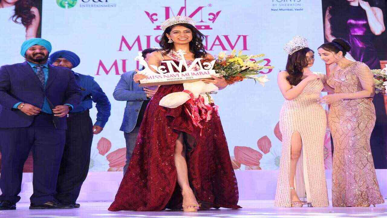 शिमला की रवितनया शर्मा बनीं मिस  नवी मुंबई-2023